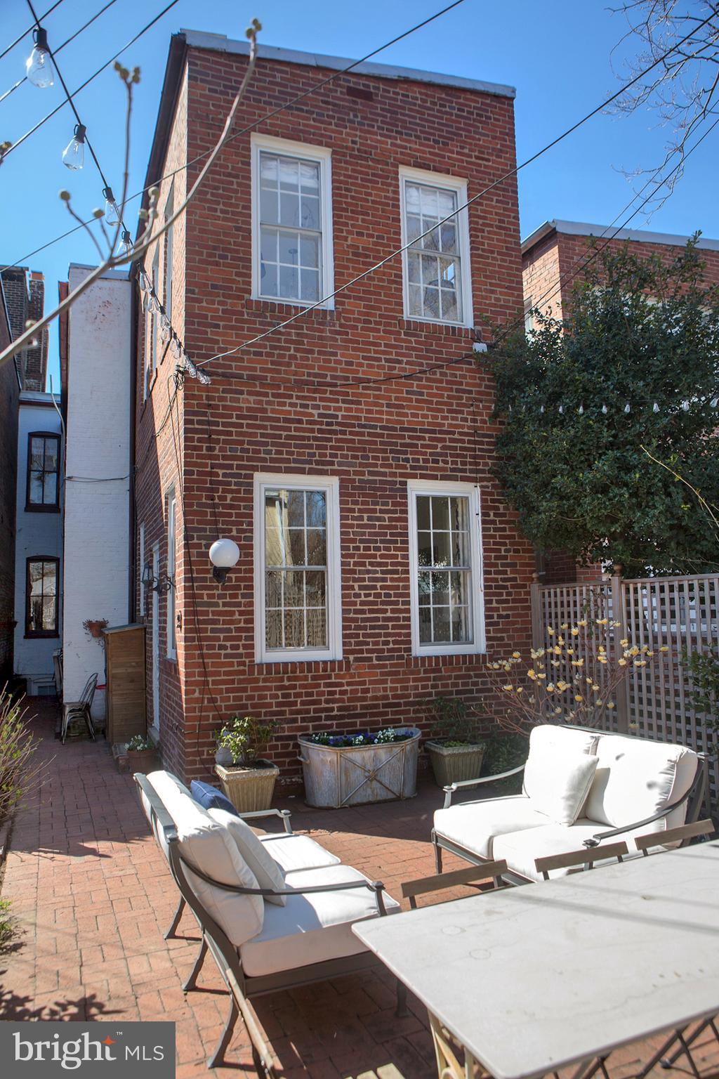 14 4th Street Southeast Washington, DC 20003 - Photo 21 of 60 East Facing Rear Elevation