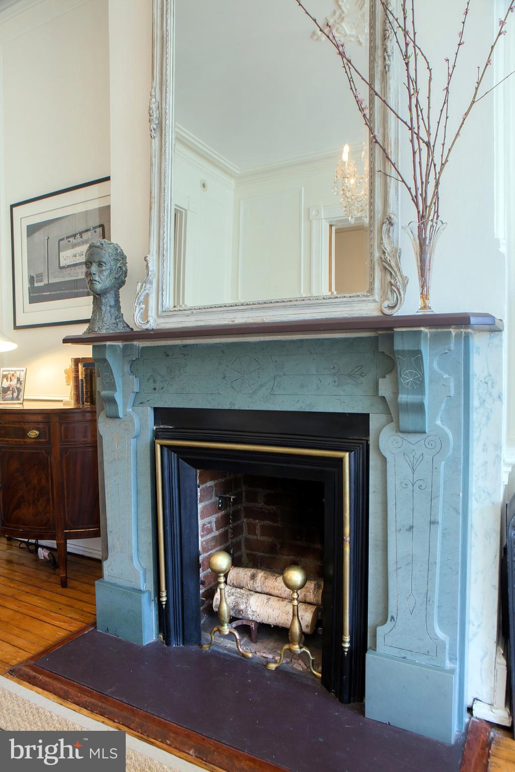 14 4th Street Southeast Washington, DC 20003 - Photo 7 of 60 Front Parlor Fireplace