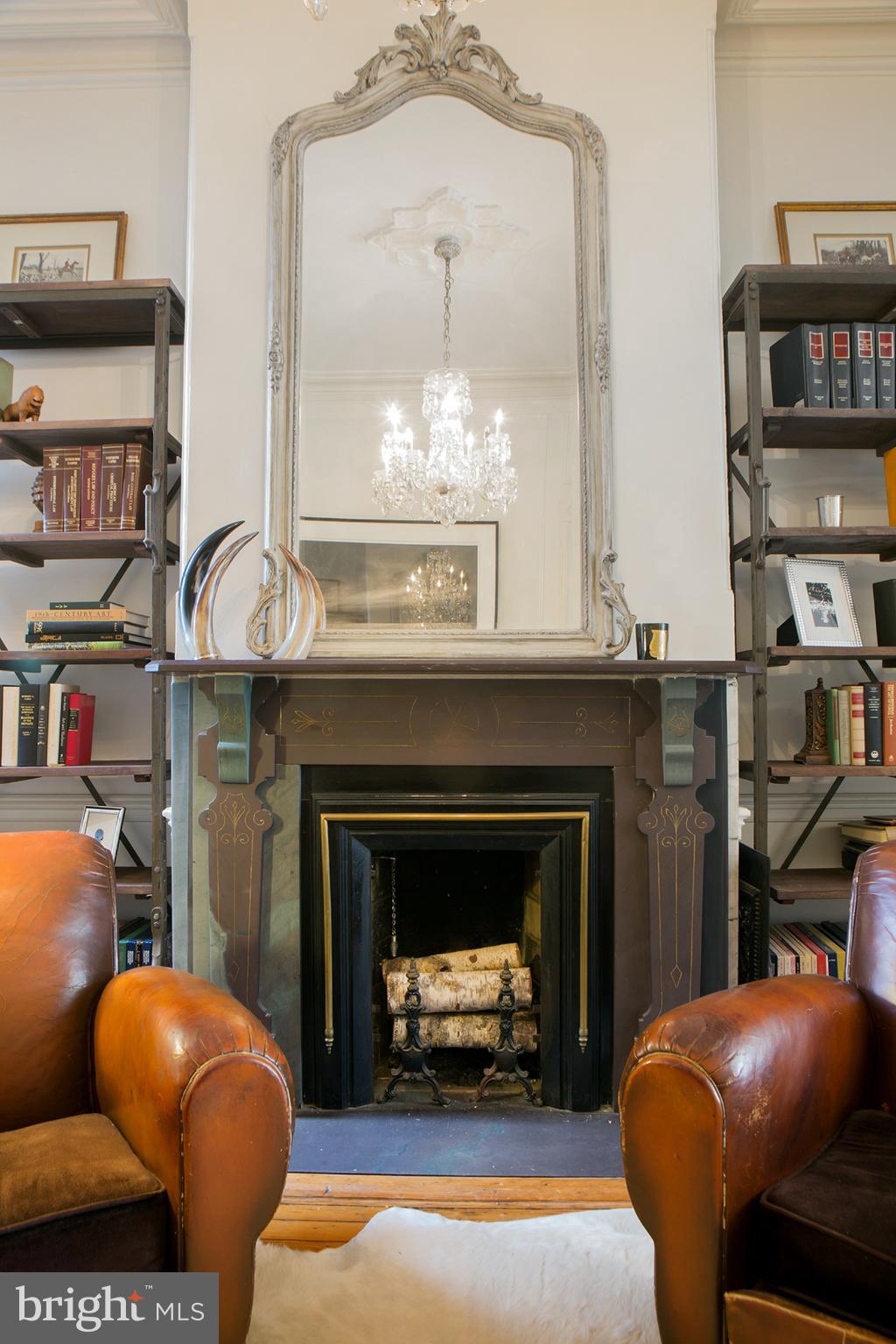 14 4th Street Southeast Washington, DC 20003 - Photo 9 of 60 Second Parlor Fireplace