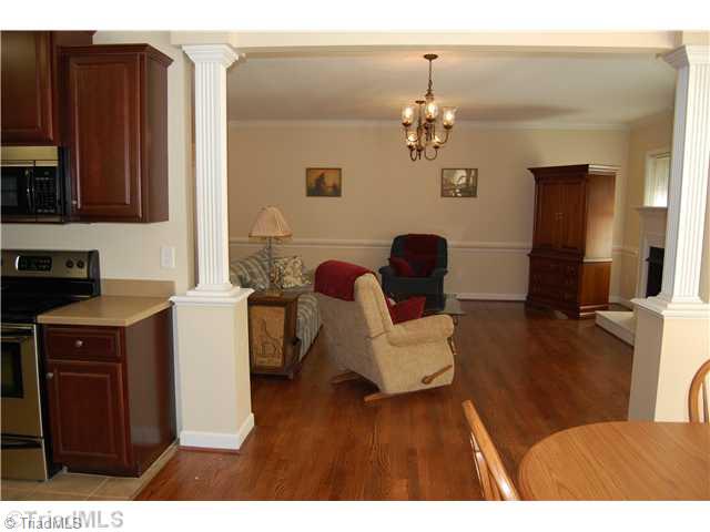 2725 Rowe Road Lexington, NC 27295 - Photo 16 of 16 Living Room. Wonderfully open floor plan. Great flow from LR to dining and kitchen.