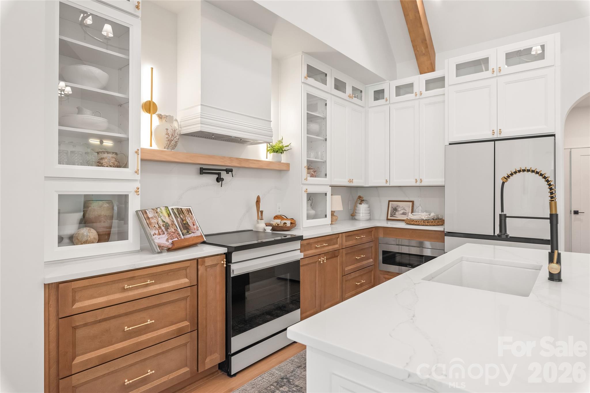 312 Rehobeth Road Waxhaw, NC 28173 - Photo 17 of 41 a kitchen with stainless steel appliances granite countertop a stove and a sink