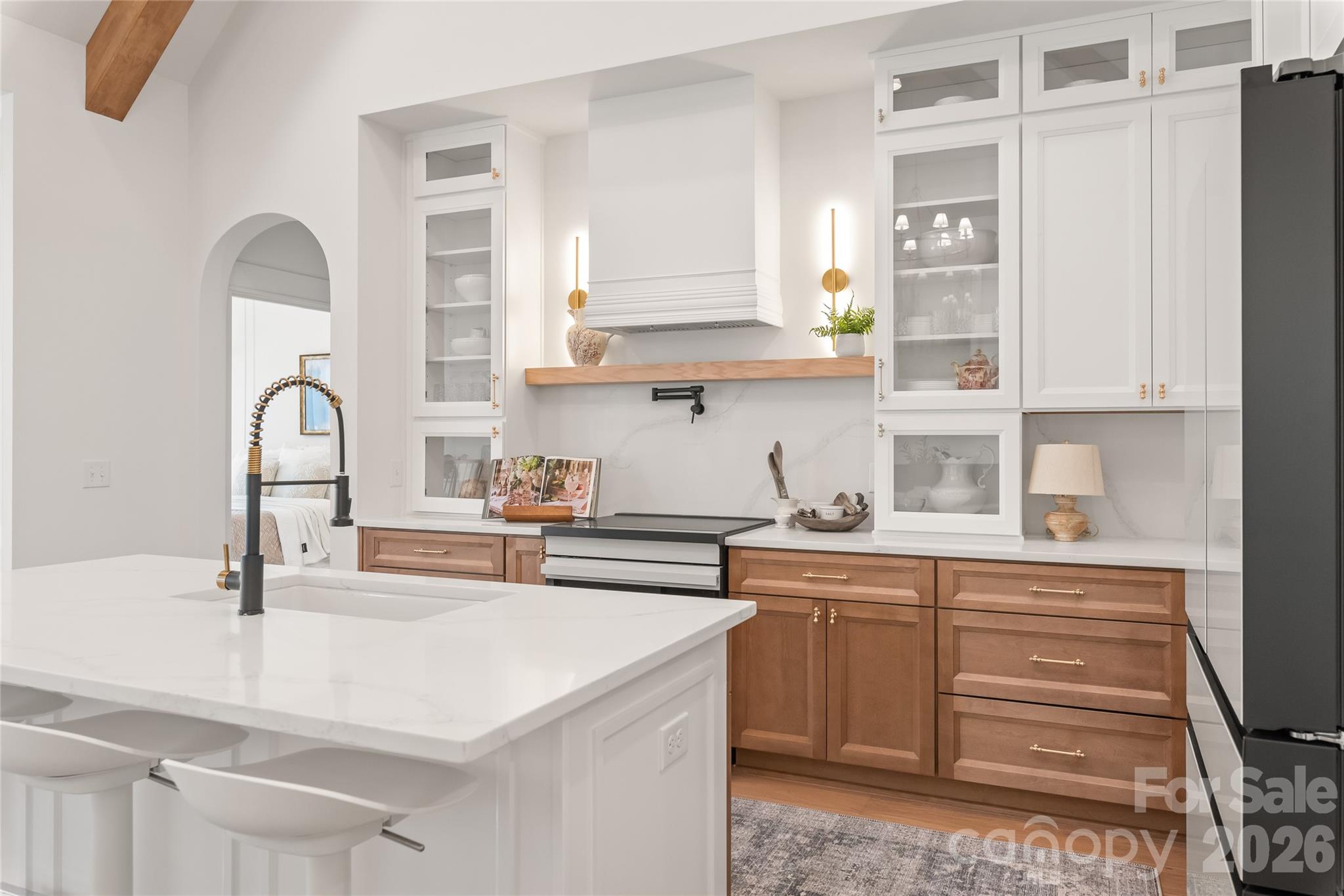 312 Rehobeth Road Waxhaw, NC 28173 - Photo 18 of 41 a kitchen with cabinets a sink and appliances