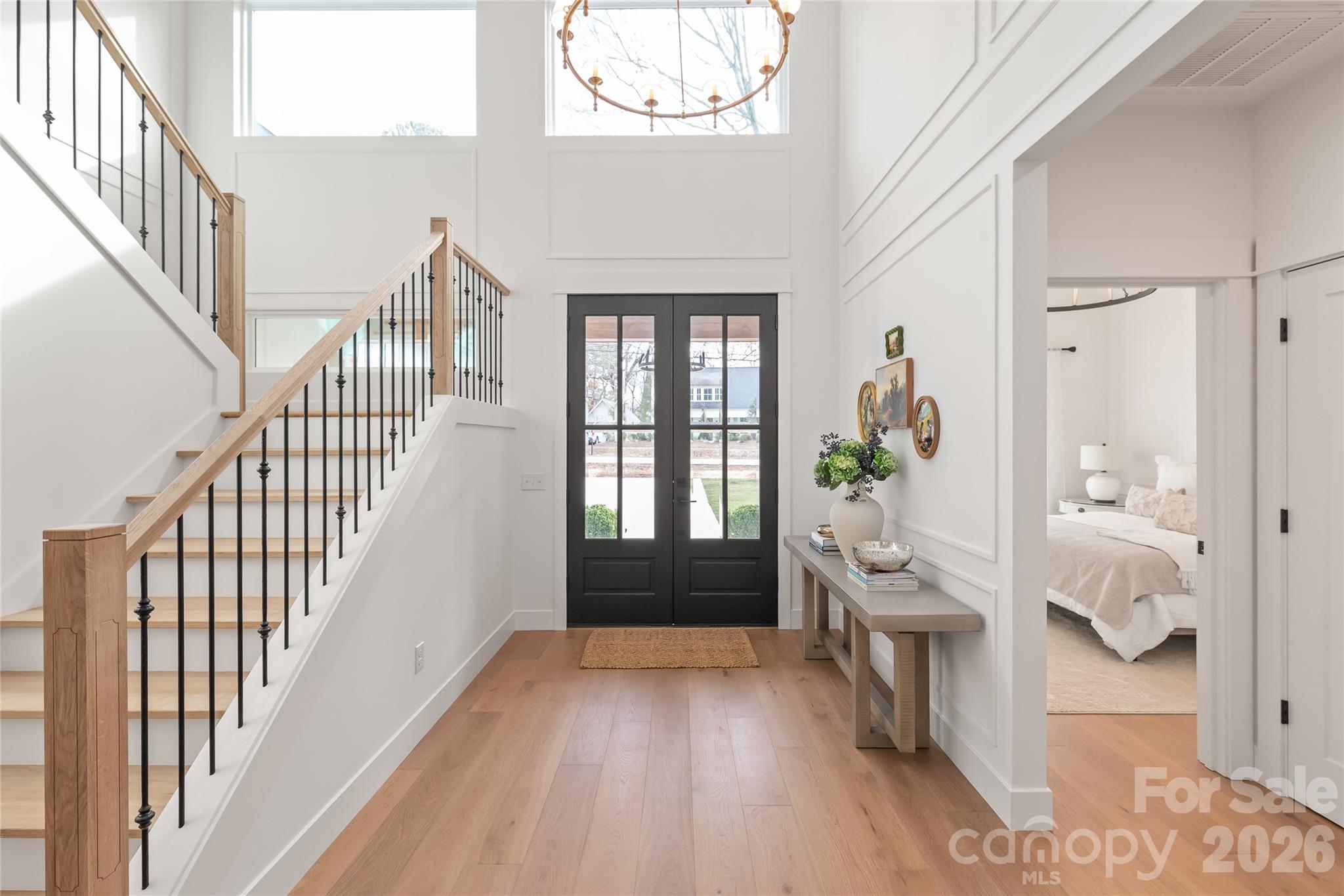 312 Rehobeth Road Waxhaw, NC 28173 - Photo 7 of 41 a view of entryway with wooden floor