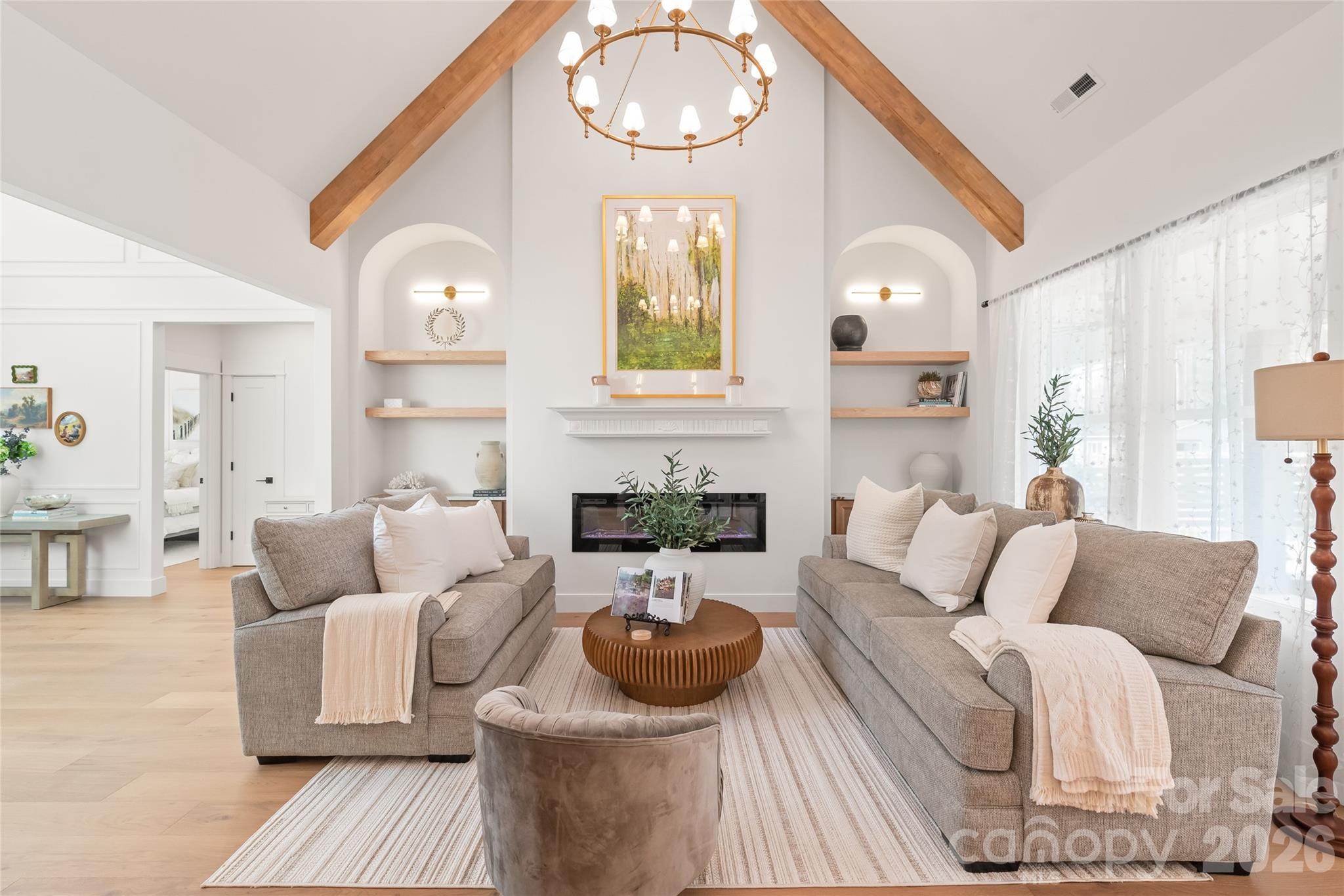 312 Rehobeth Road Waxhaw, NC 28173 - Photo 10 of 41 a living room with furniture and a large window