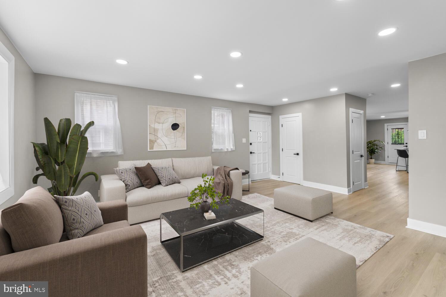 1051 Vernon Road Philadelphia, PA 19150 - Photo 8 of 43 living room virtually staged