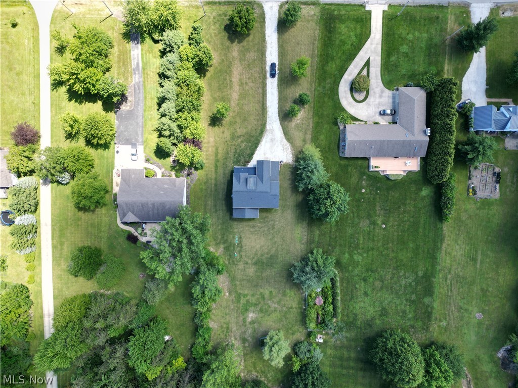 4553 Sharon Copley Road Medina, OH 44256 - Photo 28 of 32 Expansive green parcel featuring three distinct properties, each with a private driveway