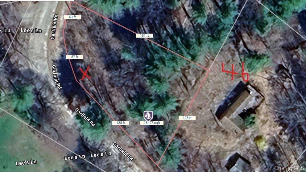 Aerial overview of property's location