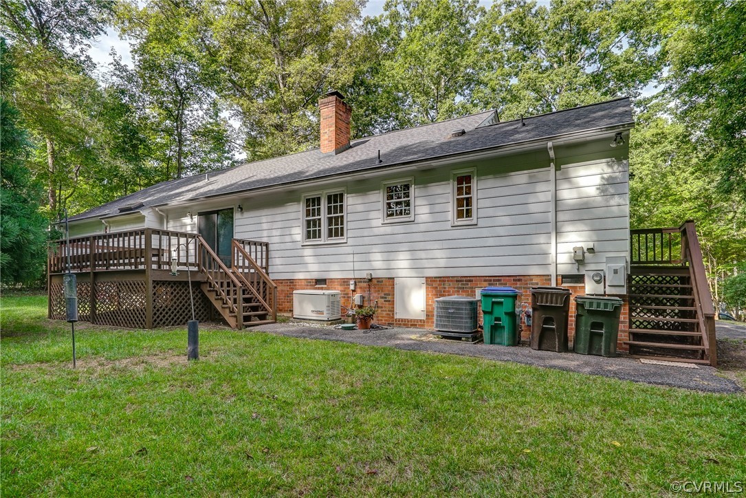3909 Cheyenne Road Richmond, VA 23235 - Photo 43 of 47 a backyard of a house with seating space