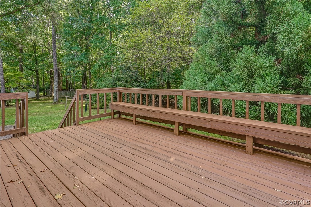 3909 Cheyenne Road Richmond, VA 23235 - Photo 47 of 47 a view of balcony with deck and yard