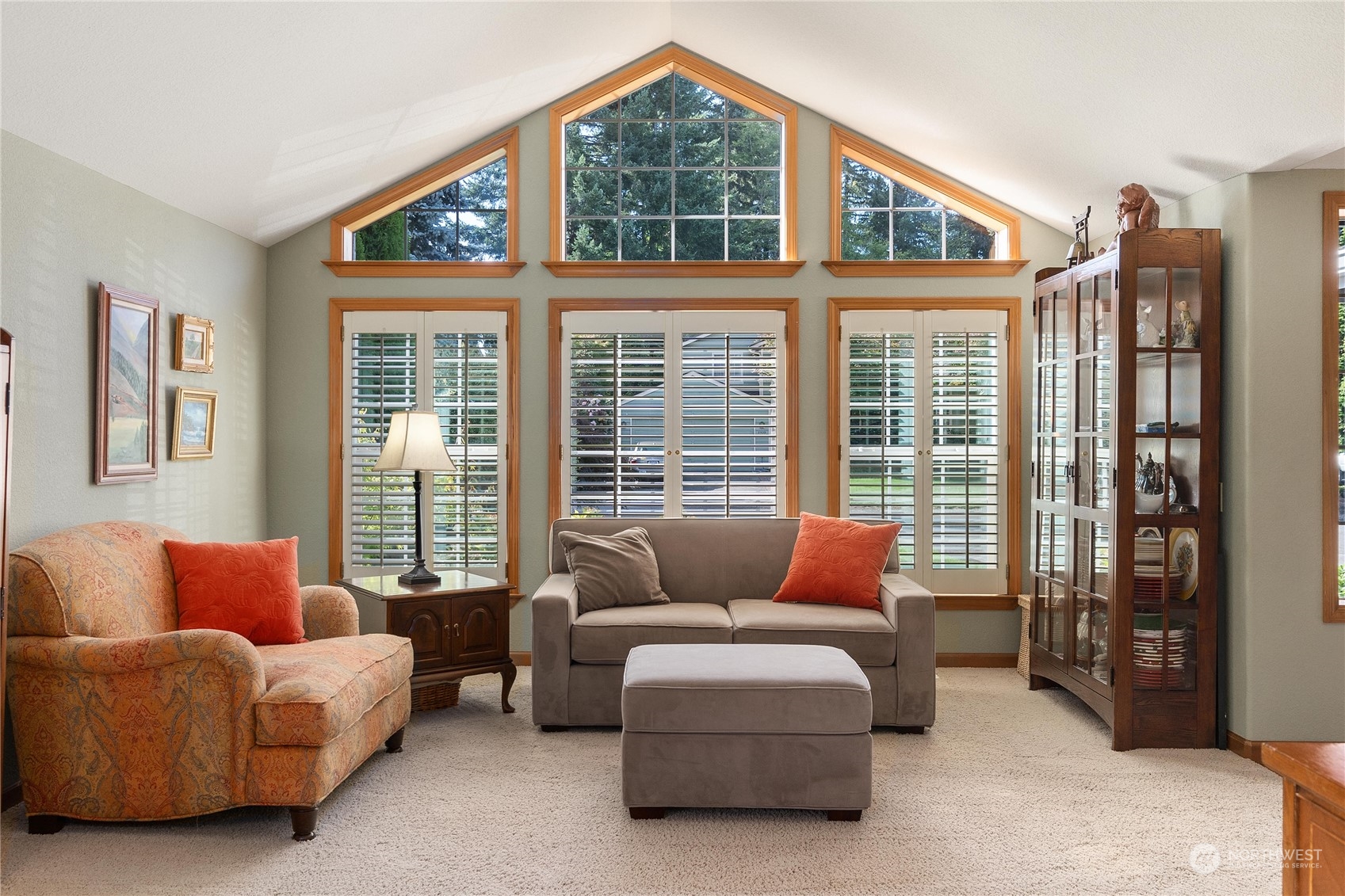 2540 Walnut Loop Northwest Olympia, WA 98502 - Photo 5 of 30 a bedroom with furniture and large window