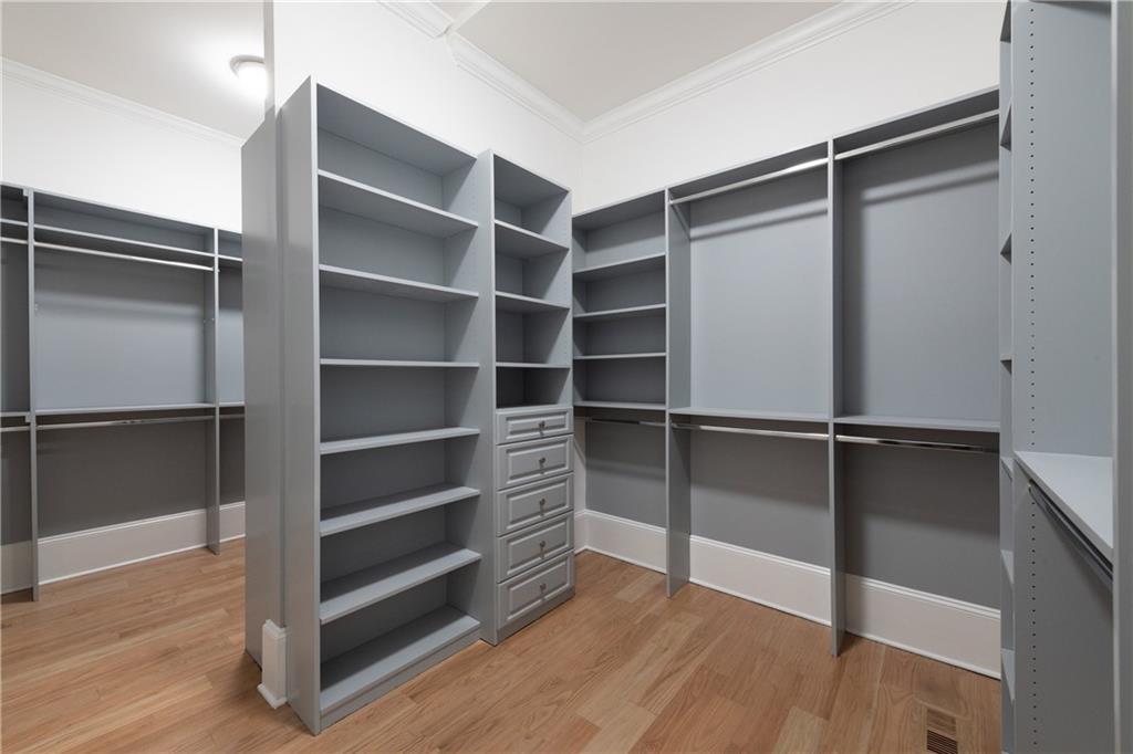 2079 Old Settlement Road Northwest Atlanta, GA 30327 - Photo 35 of 78 a view of an empty walk in closet