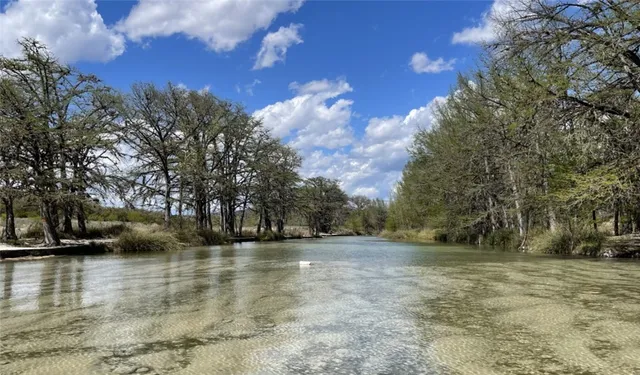 a view of a yard with a house