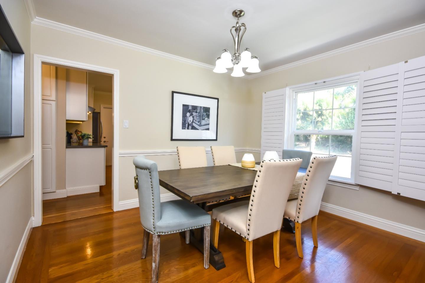 1100 Rosedale Avenue Burlingame, CA 94010 - Photo 4 of 15 a view of a dining room with furniture window and wooden floor