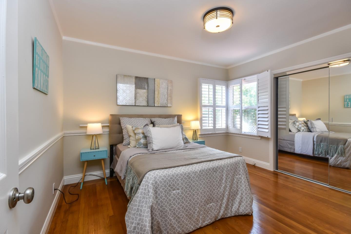 1100 Rosedale Avenue Burlingame, CA 94010 - Photo 6 of 15 a bedroom with a bed and a large window