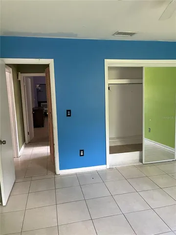 a view of kitchen and hallway
