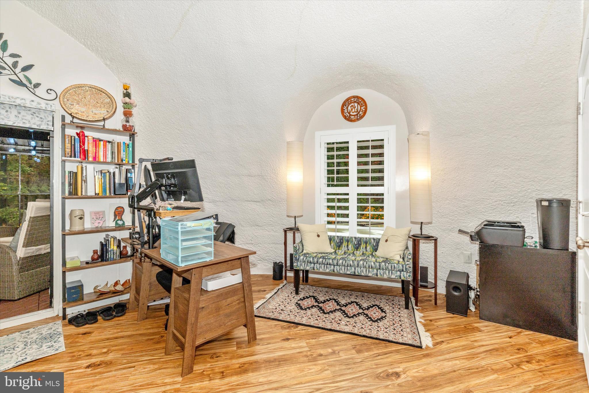 4940 Fox Tower Road Smithsburg, MD 21783 - Photo 15 of 41 a view of a workspace with furniture and a window