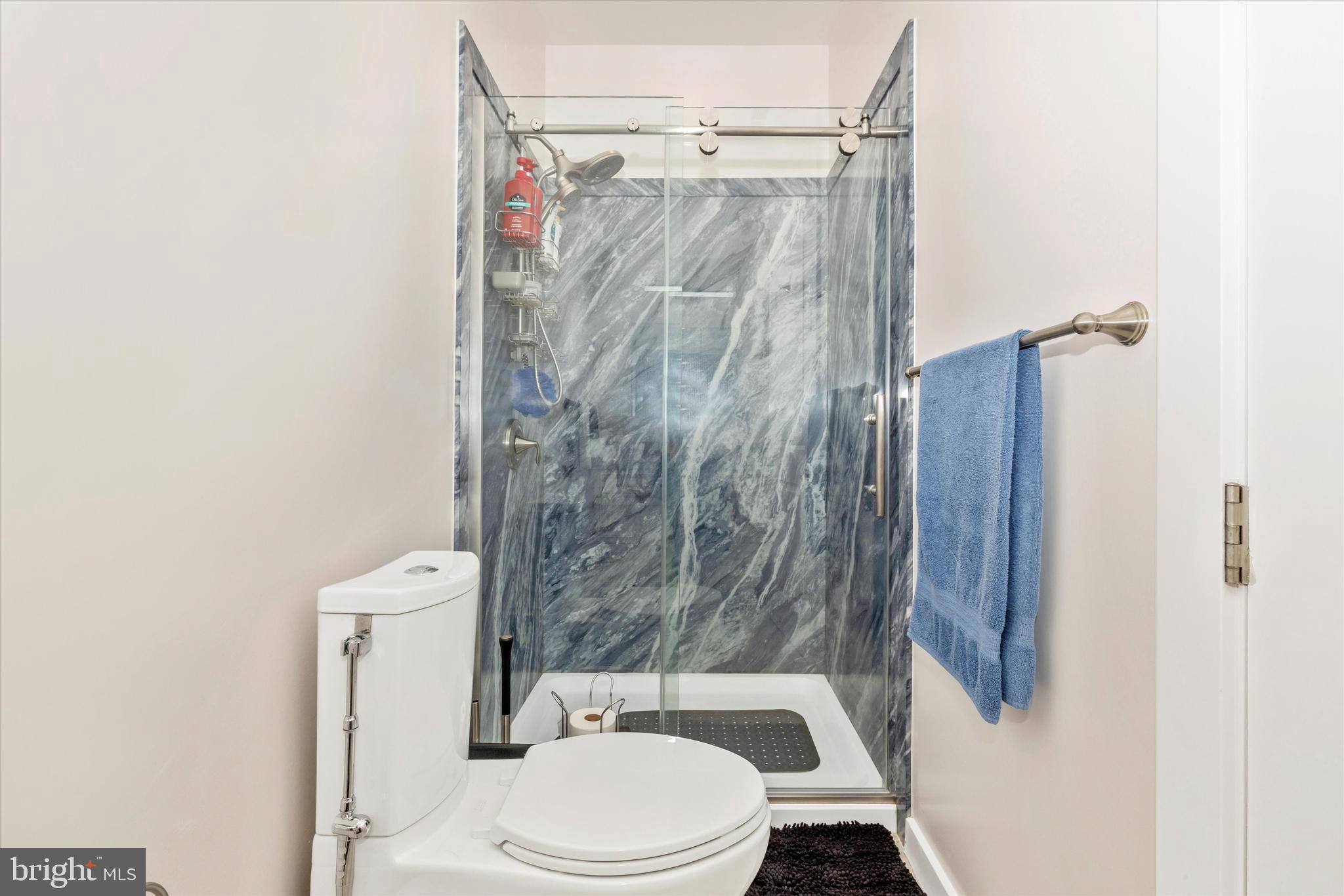 4940 Fox Tower Road Smithsburg, MD 21783 - Photo 28 of 41 a white toilet sitting next to a shower