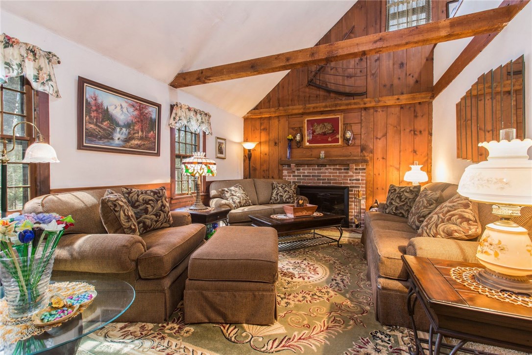 173 Howard Hill Road Foster, RI 02825 - Photo 6 of 31 Great Room with Fireplace - 24'X13'