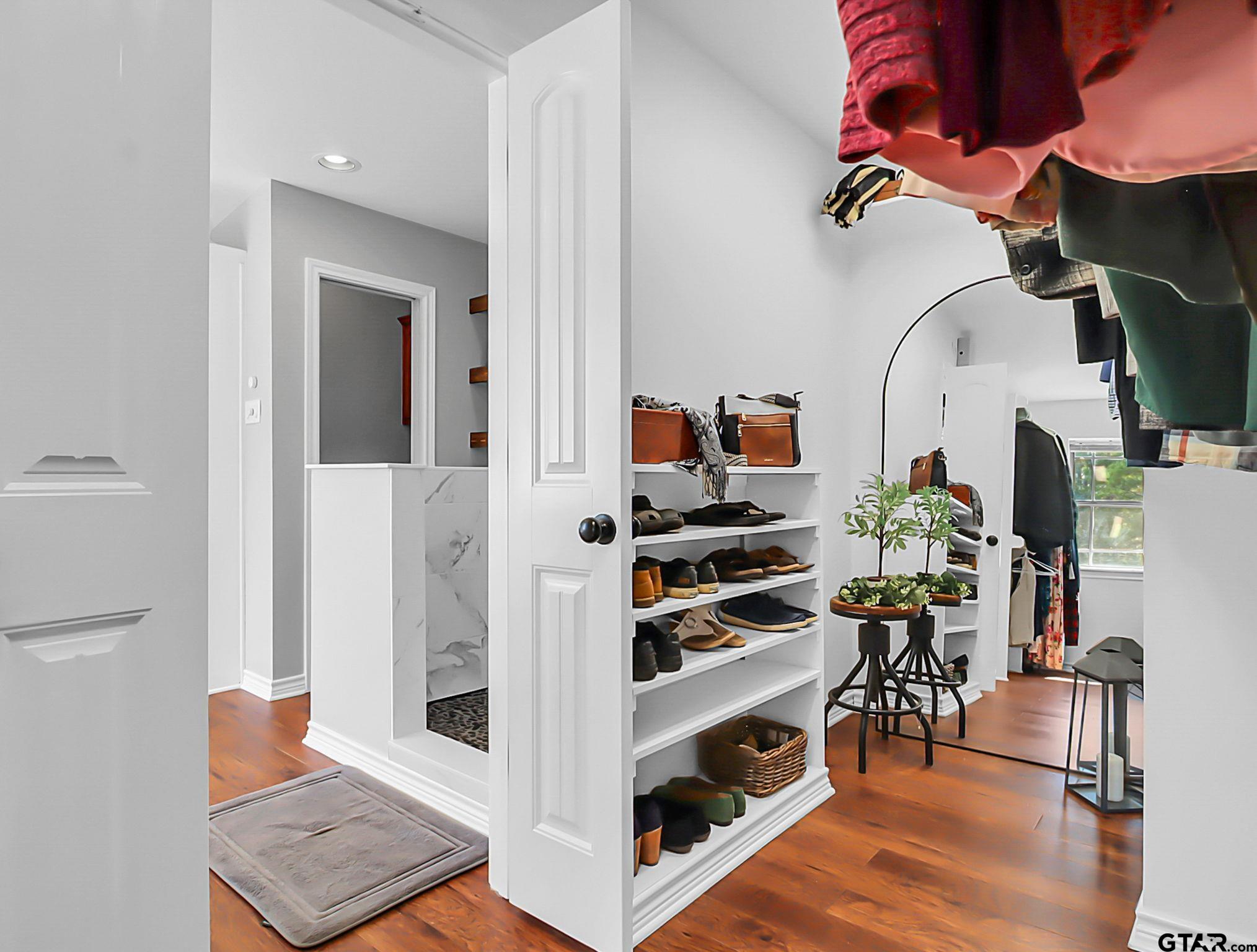 307 Roesch Road Hallsville, TX 75650 - Photo 22 of 40 a view of living room with furniture and wooden floor