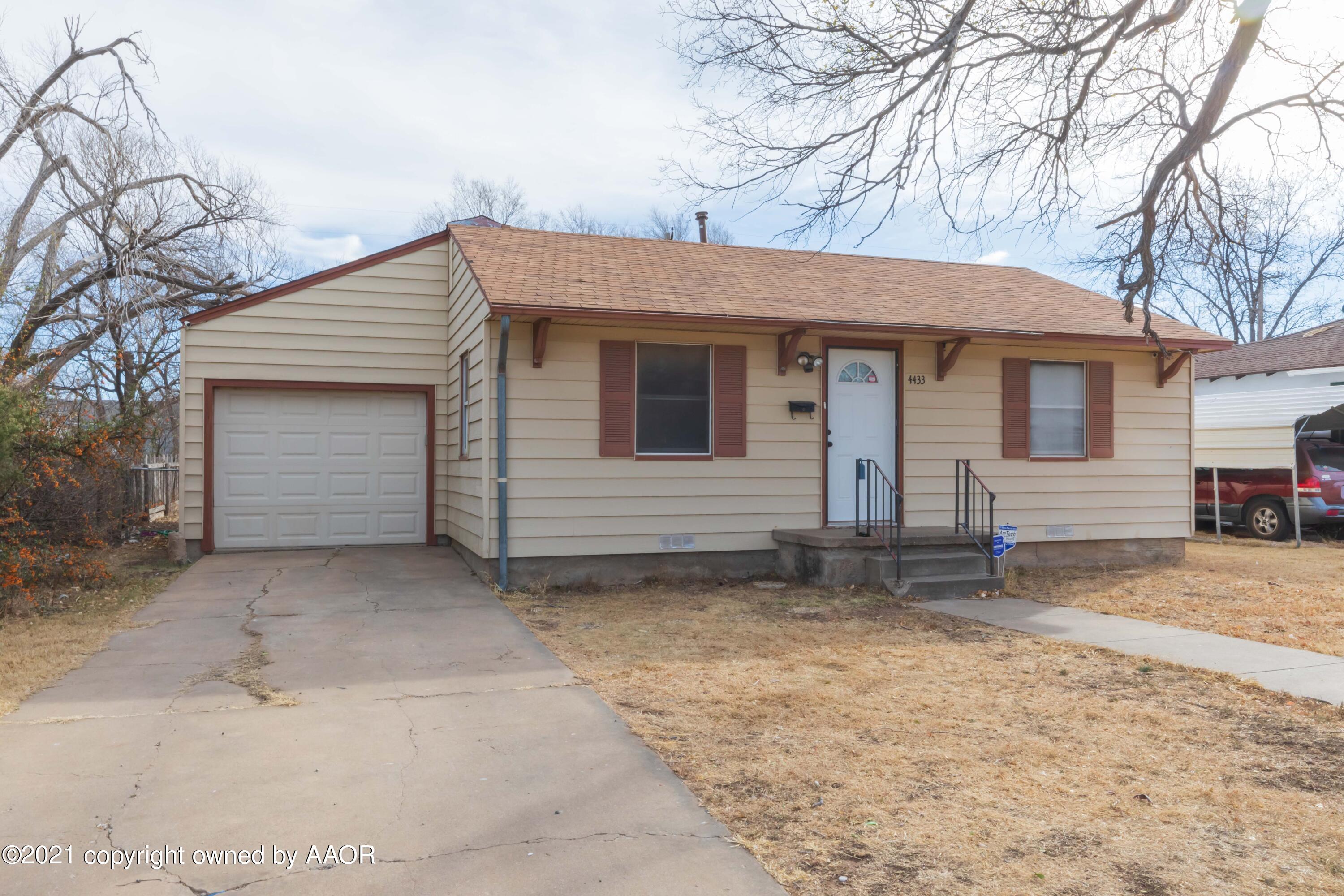4433 Crockett Street Amarillo, TX 79110 - Photo 3 of 28 FRONT VIEW 1