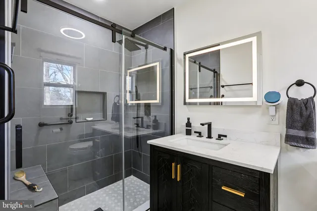 a bedroom with a large bed