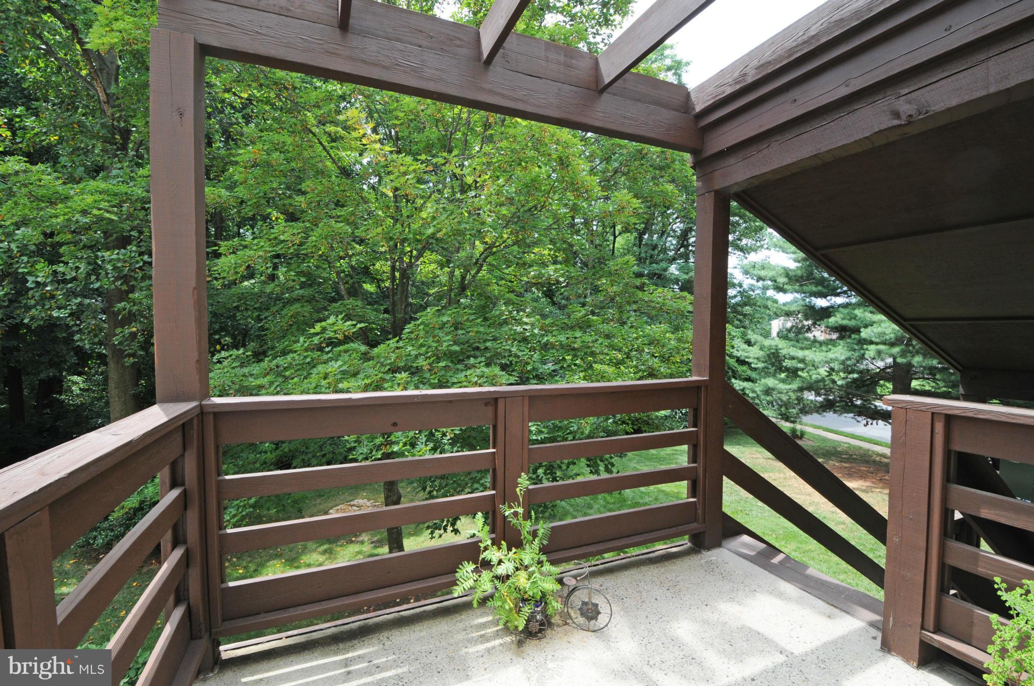 10125 Oakton Terrace Road, Unit 10125 Oakton, VA 22124 - Photo 3 of 30 VIEW OUTSIDE THE ENTRY TO THE CONDO