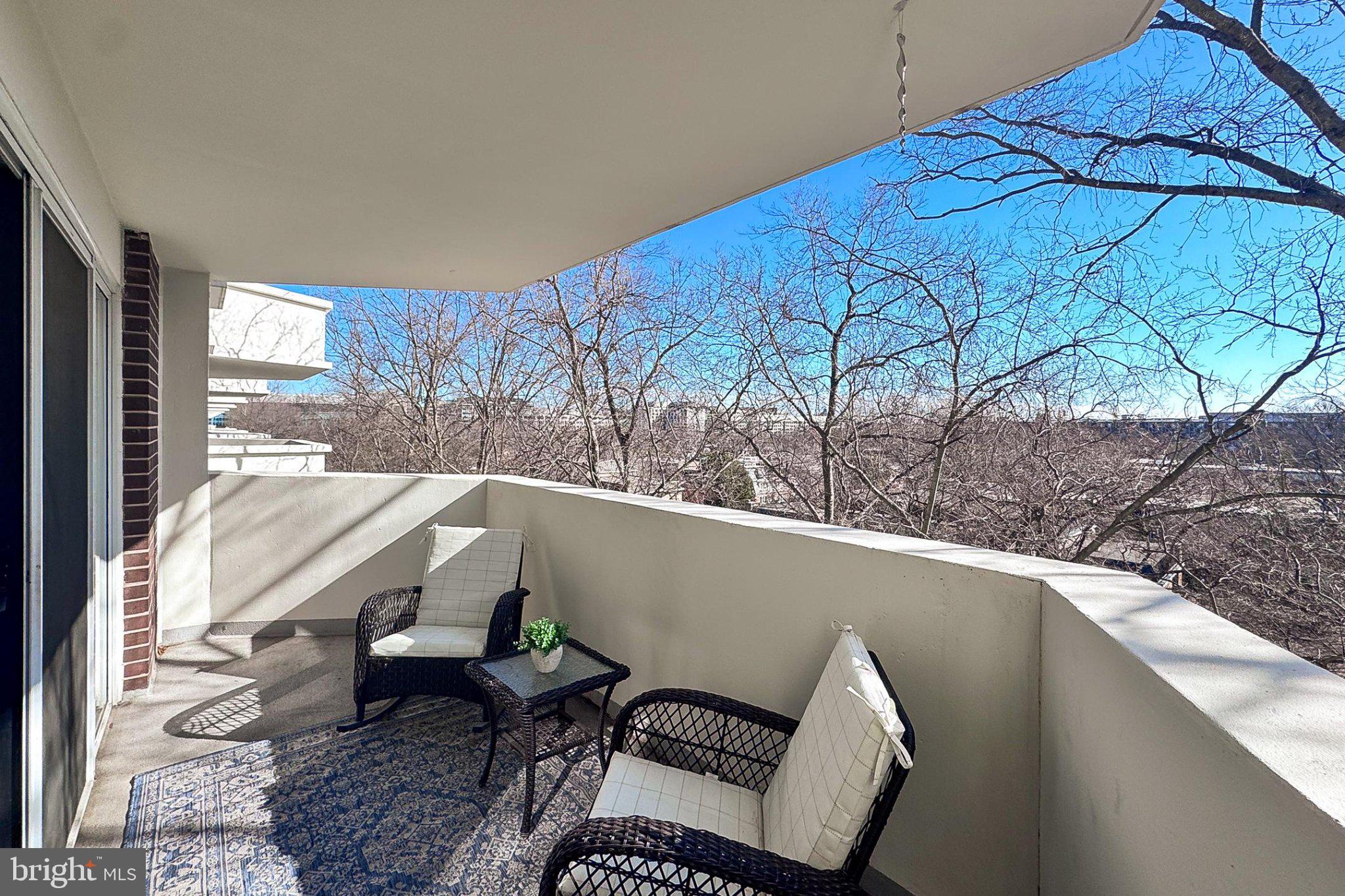 700 7th Street Southwest, Unit 730 Washington, DC 20024 - Photo 16 of 56 a view of balcony with furniture