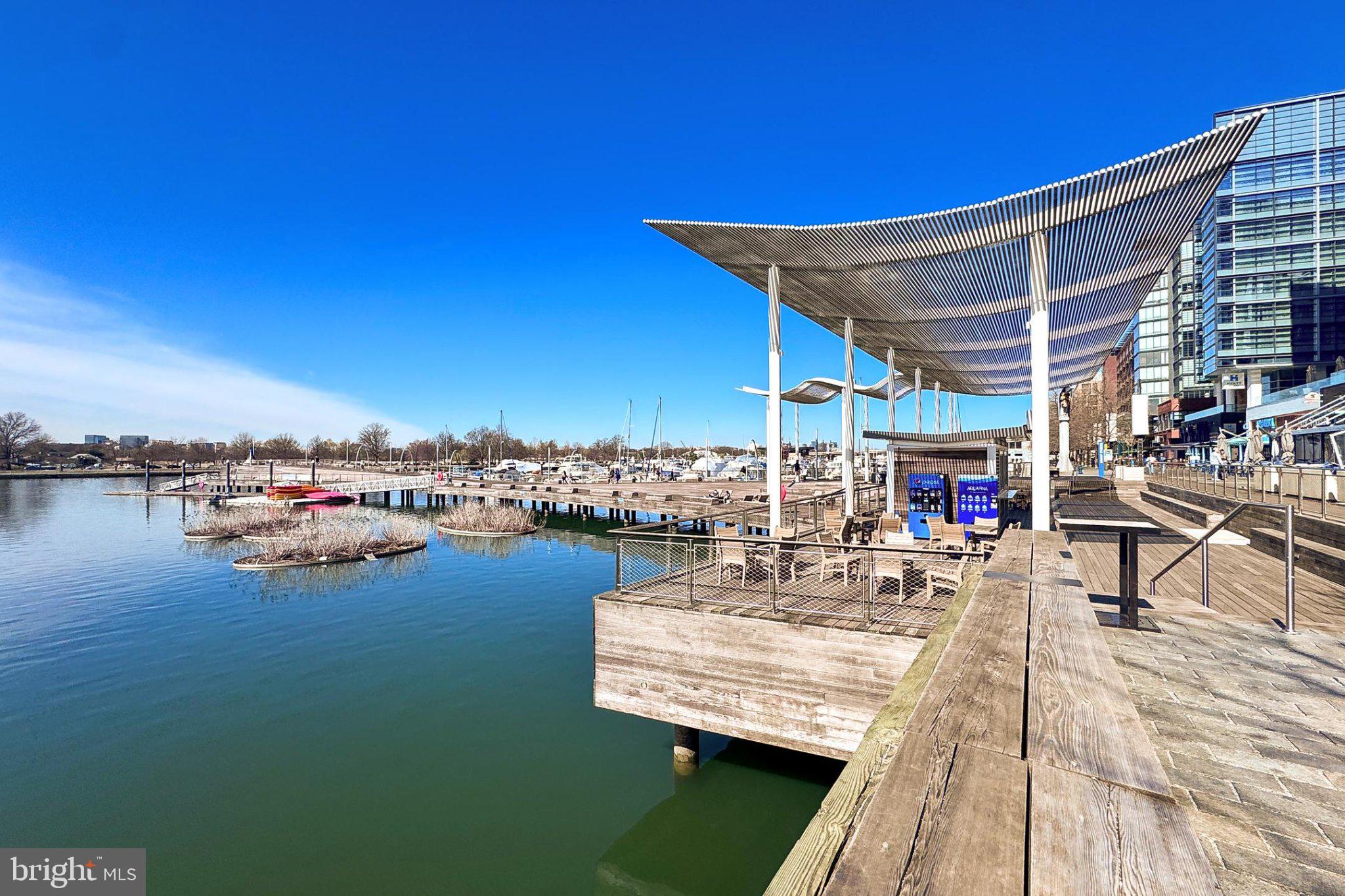 700 7th Street Southwest, Unit 730 Washington, DC 20024 - Photo 32 of 56 Serene waterfront with modern design.