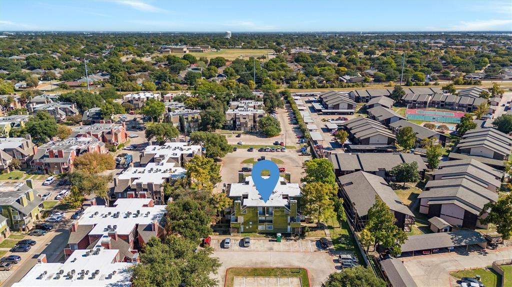 9807 Walnut Street, Unit 202 Dallas, TX 75243 - Photo 16 of 16 an aerial view of a city
