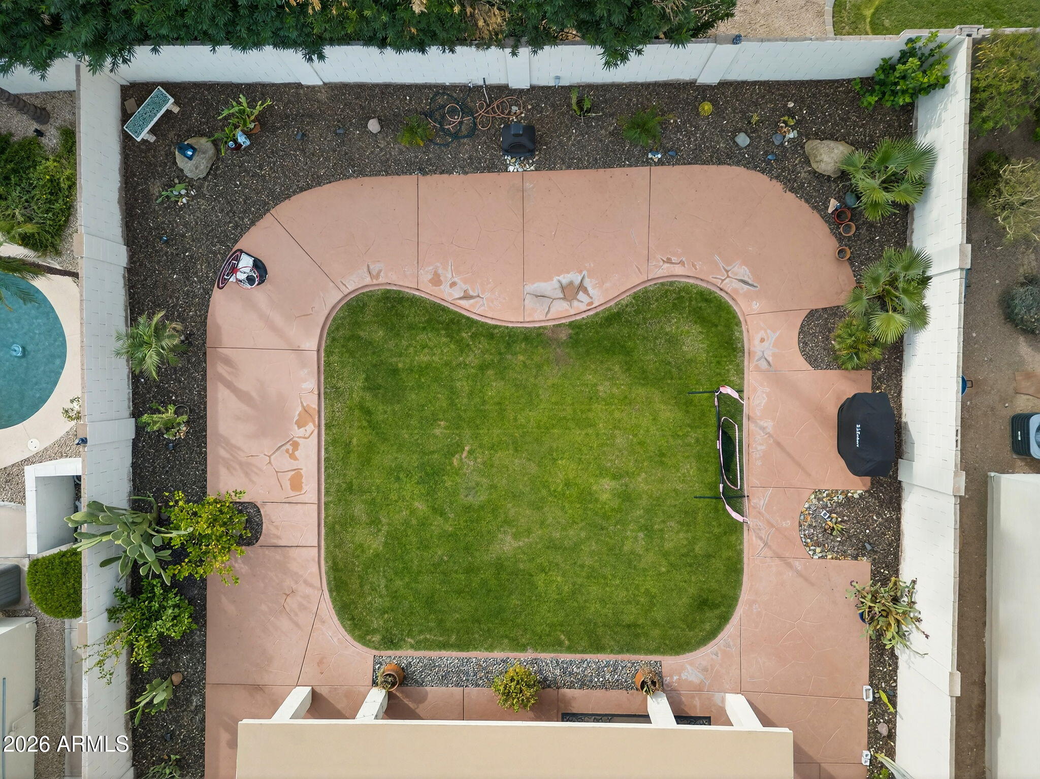 3615 East Desert Willow Road Phoenix, AZ 85044 - Photo 50 of 65 an aerial view of a swimming pool