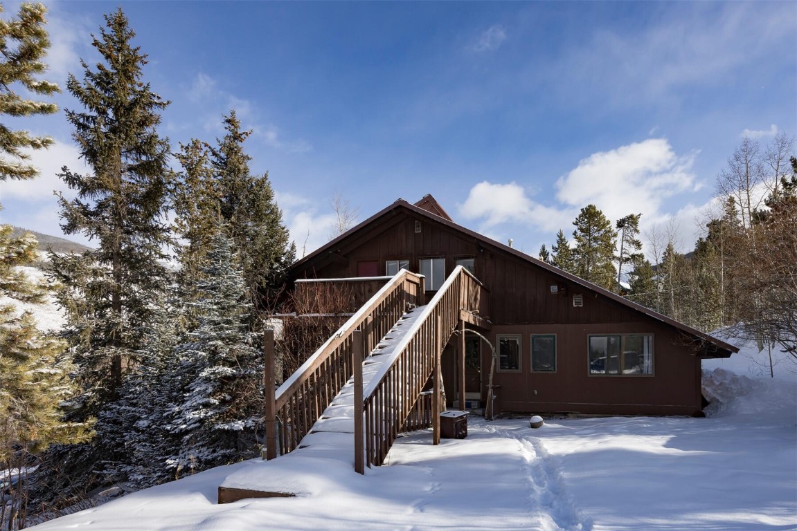 200 Evergreen Road Dillon, CO 80435 - Photo 1 of 35 a front view of a house with a yard