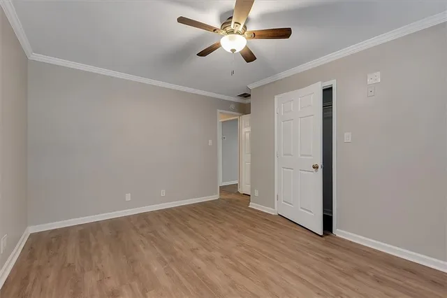 wooden floor in an empty room