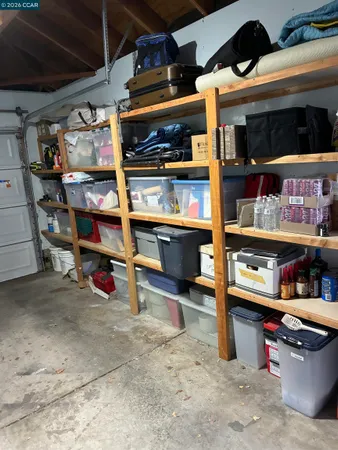 a view of storage and utility room