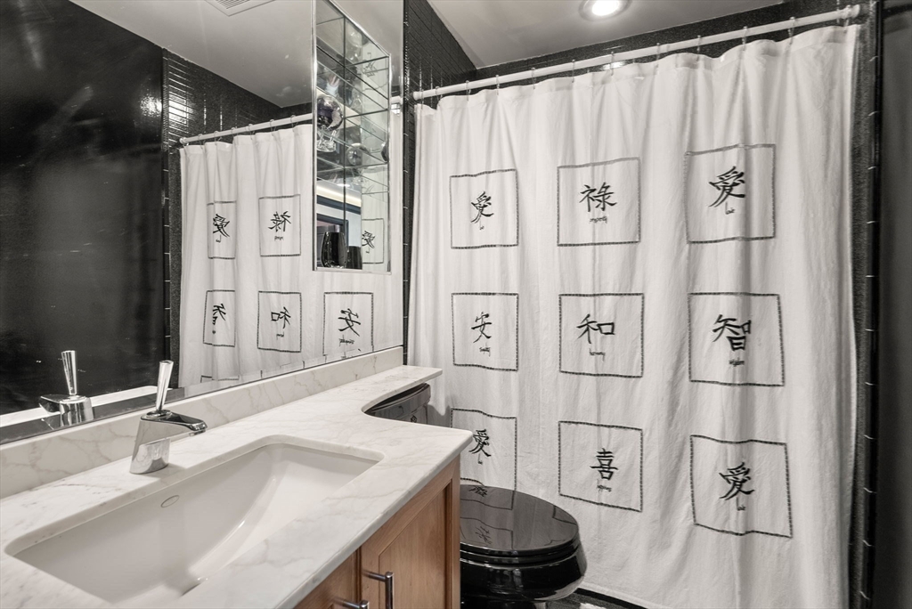 227 Summit Avenue, Unit E401 Brookline, MA 02446 - Photo 27 of 38 a bathroom with a sink toilet and shower