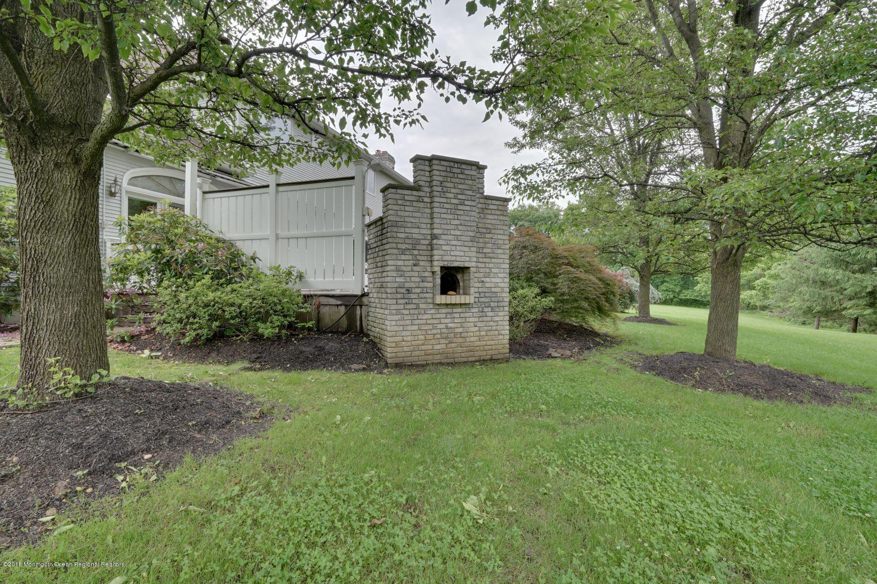 18 Riverside Lane Holmdel, NJ 07733 - Photo 50 of 53 Custom Brick Wood Burning Oven