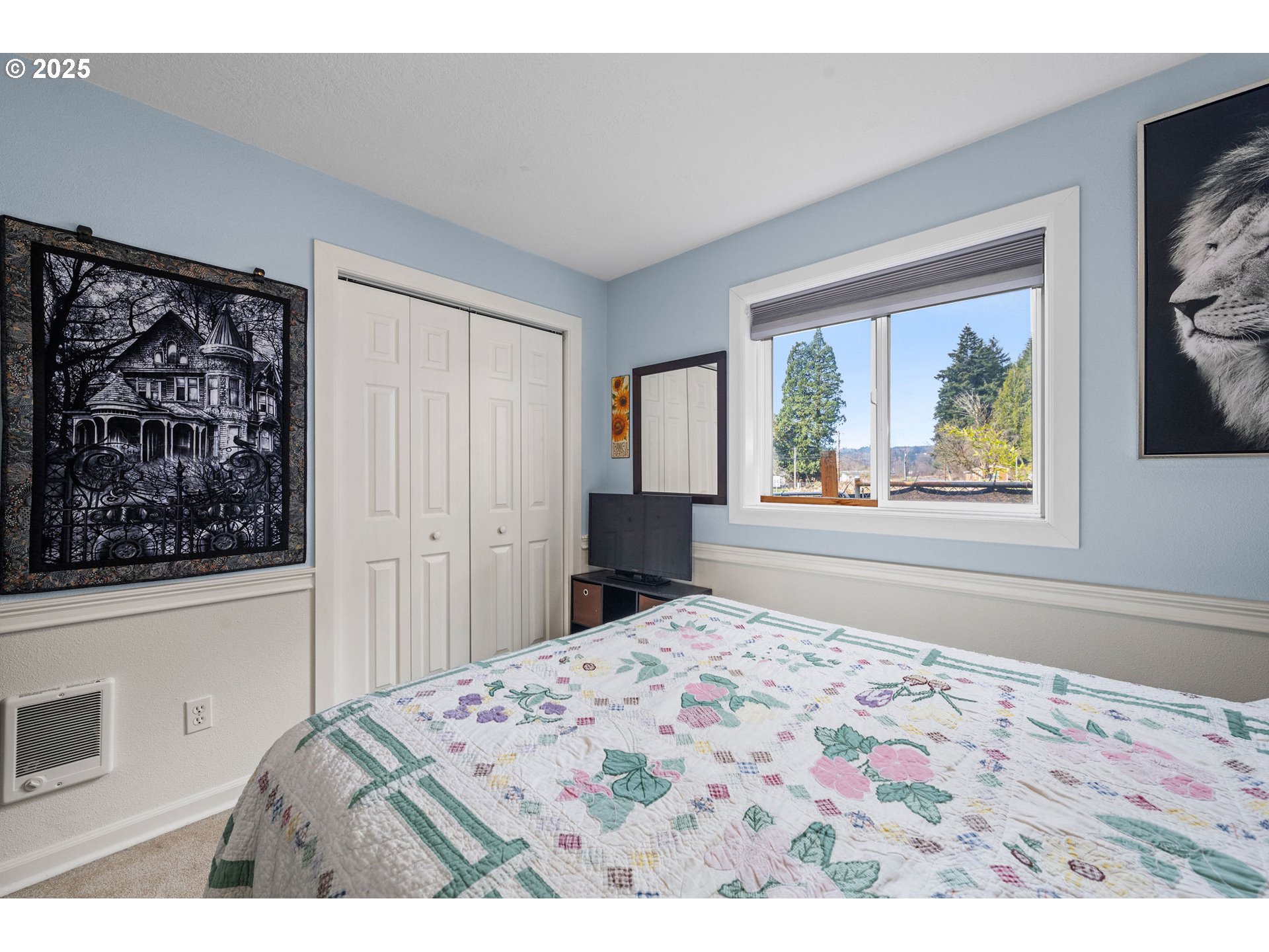 1390 Swedetown Road Clatskanie, OR 97016 - Photo 12 of 42 a bedroom with a bed and a window