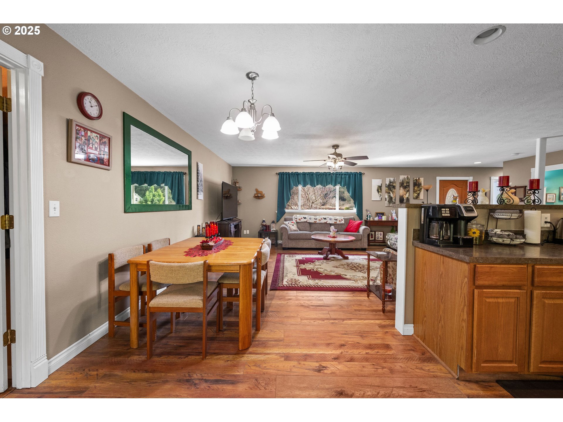 1390 Swedetown Road Clatskanie, OR 97016 - Photo 24 of 42 a living room with lots of furniture and kitchen view