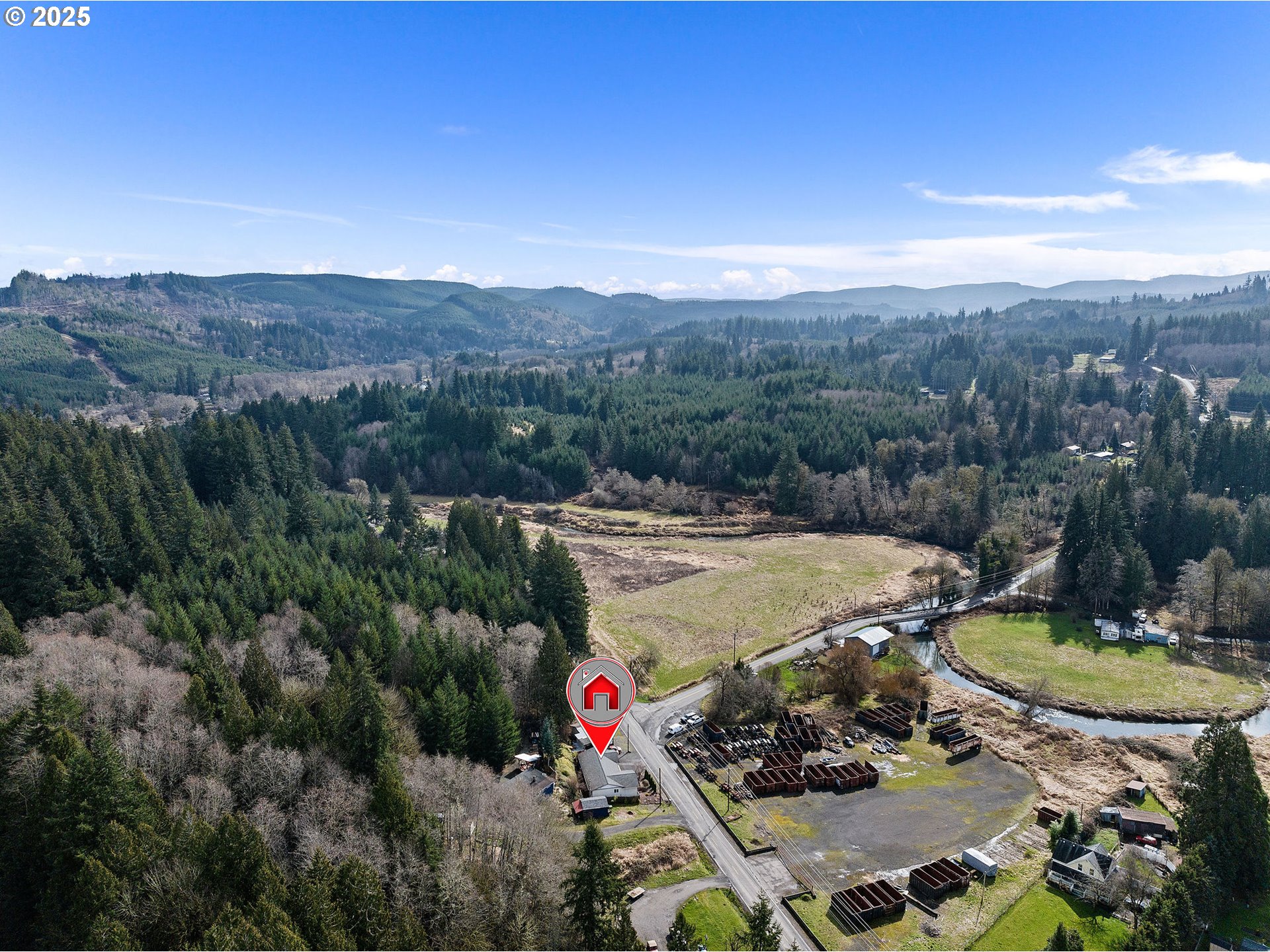 1390 Swedetown Road Clatskanie, OR 97016 - Photo 38 of 42 an aerial view of multiple house