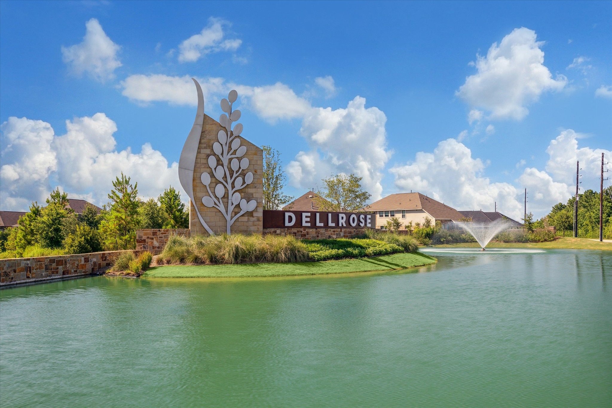 17218 Roxburgh Lake Lane Hockley, TX 77447 - Photo 32 of 36 a view of swimming pool and lake view
