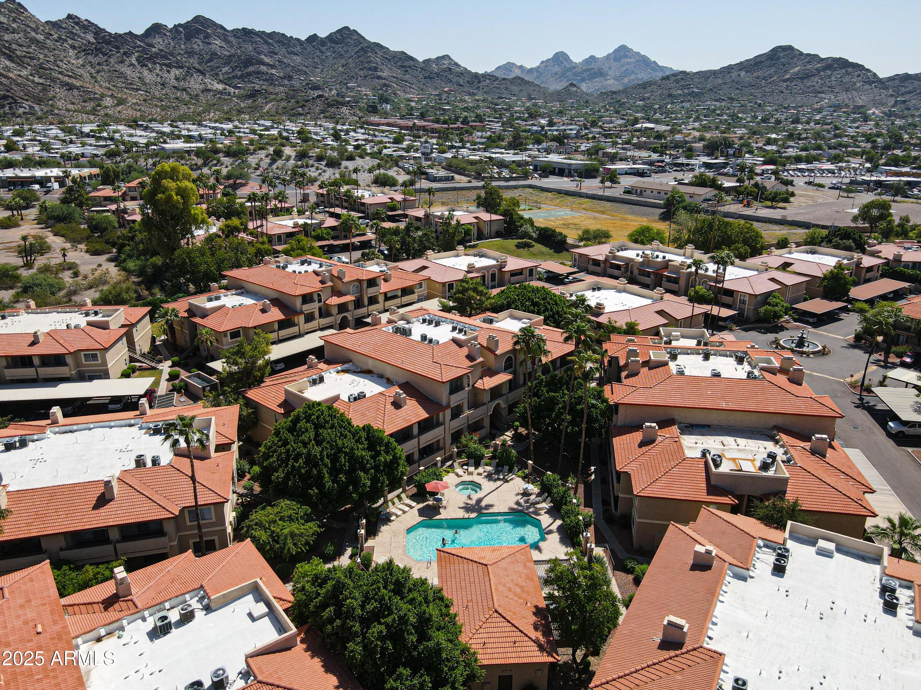 10410 North Cave Creek Road, Unit 2220 Phoenix, AZ 85020 - Photo 30 of 33 an aerial view of residential houses and outdoor space