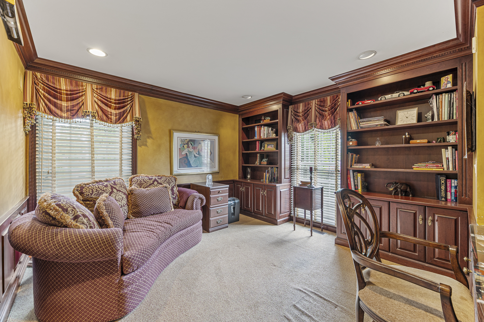 2308 Indian Ridge Drive Glenview, IL 60026 - Photo 20 of 60 a living room with furniture a rug and a large window