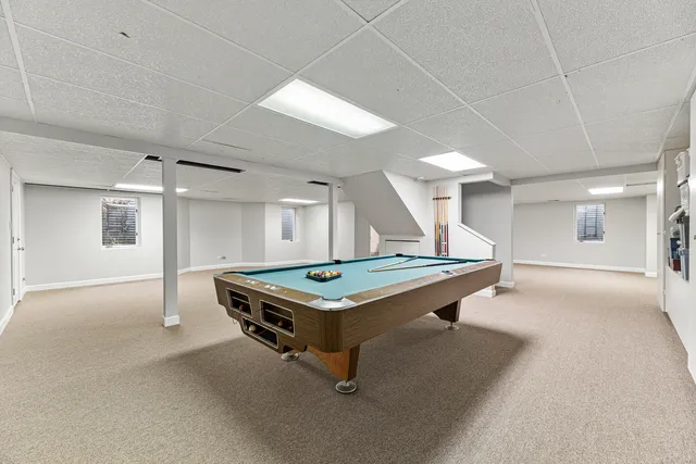 a aerial view of a house