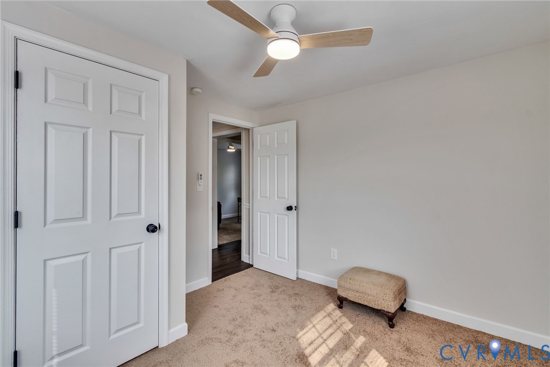 36 Bundick Road Lottsburg, VA 22511 - Photo 19 of 50 Neutral wall paint, plush carpeting, six-panel int