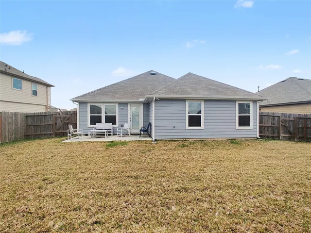 a backyard of a house