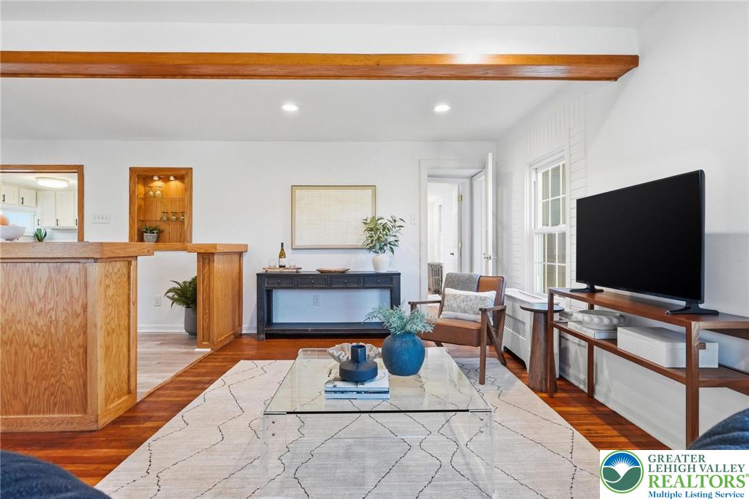 292 Walter Road Chalfont, PA 18914 - Photo 7 of 35 a living room with furniture and a flat screen tv