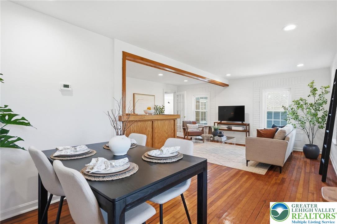 292 Walter Road Chalfont, PA 18914 - Photo 9 of 35 a view of a dining room with furniture and wooden floor