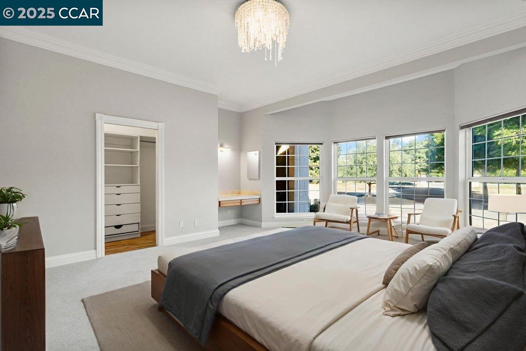 5655 Bruce Drive Livermore, CA 94551 - Photo 25 of 47 a bedroom with a large bed and a large window