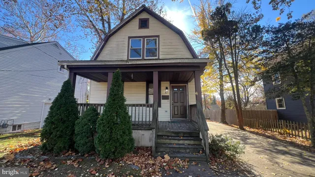 a front view of a house with porch