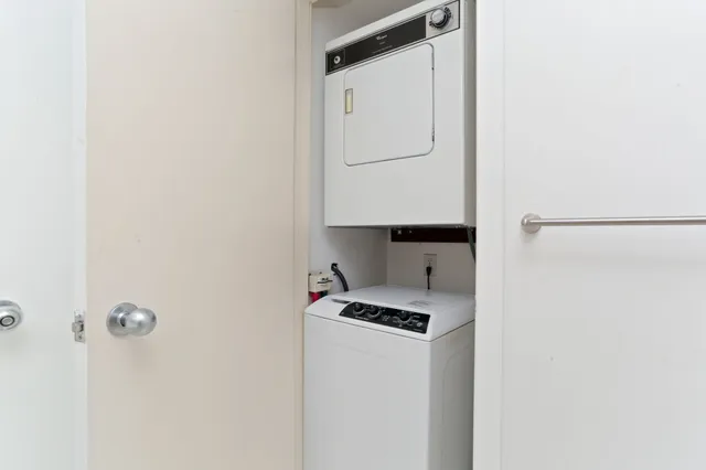 a close view of utility room