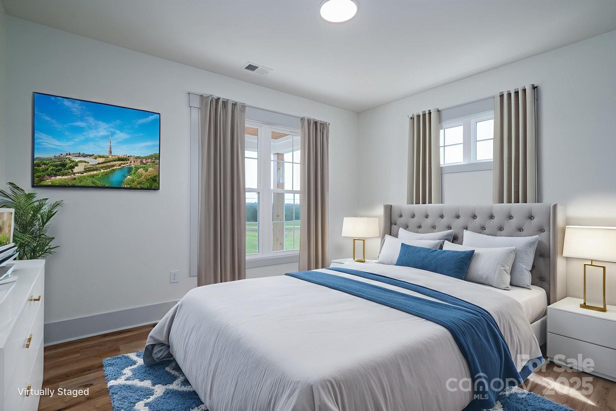 5384 Reepsville Road Vale, NC 28168 - Photo 28 of 44 a bedroom with a bed and a window